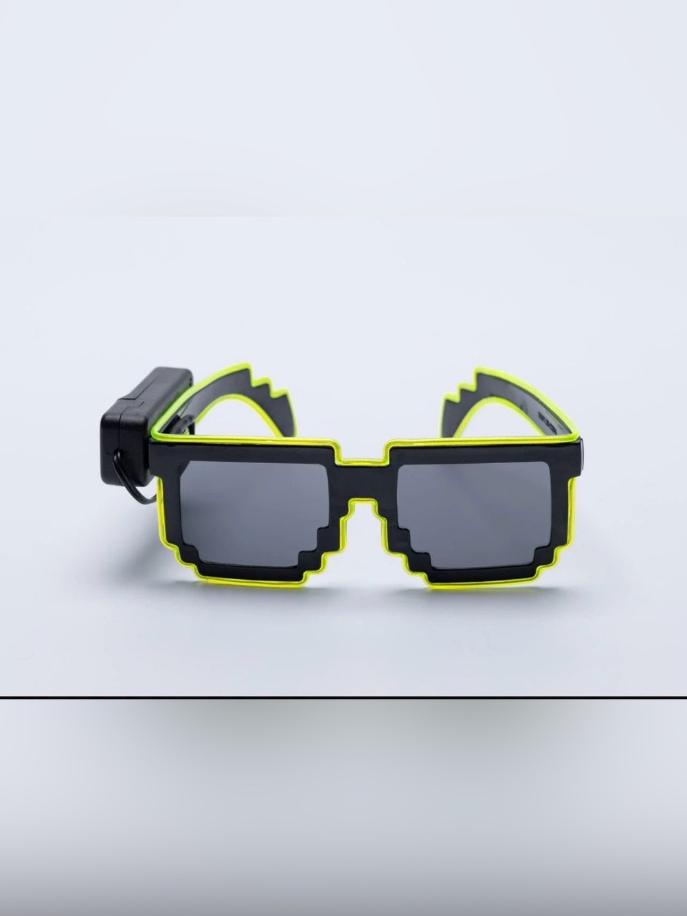 Brand New, Glasses Neon Party Mode DJ Glowing Light Wireless Light Up, Green